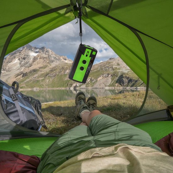 Multifunktionel solradio med powerbank 4000 mAh
