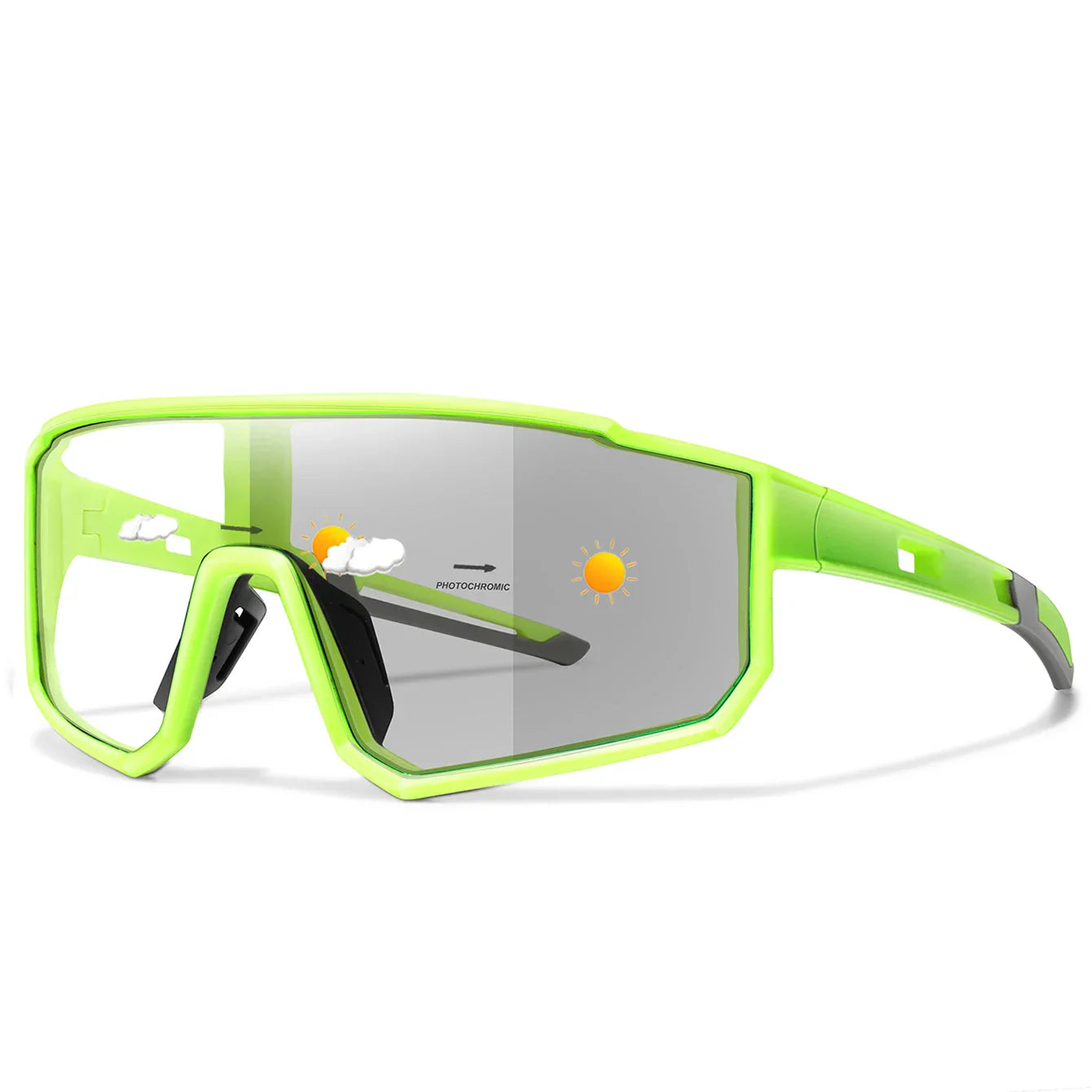 Sport Solbrille – Selvtønnende glas med UV-beskyttelse & Let ramme