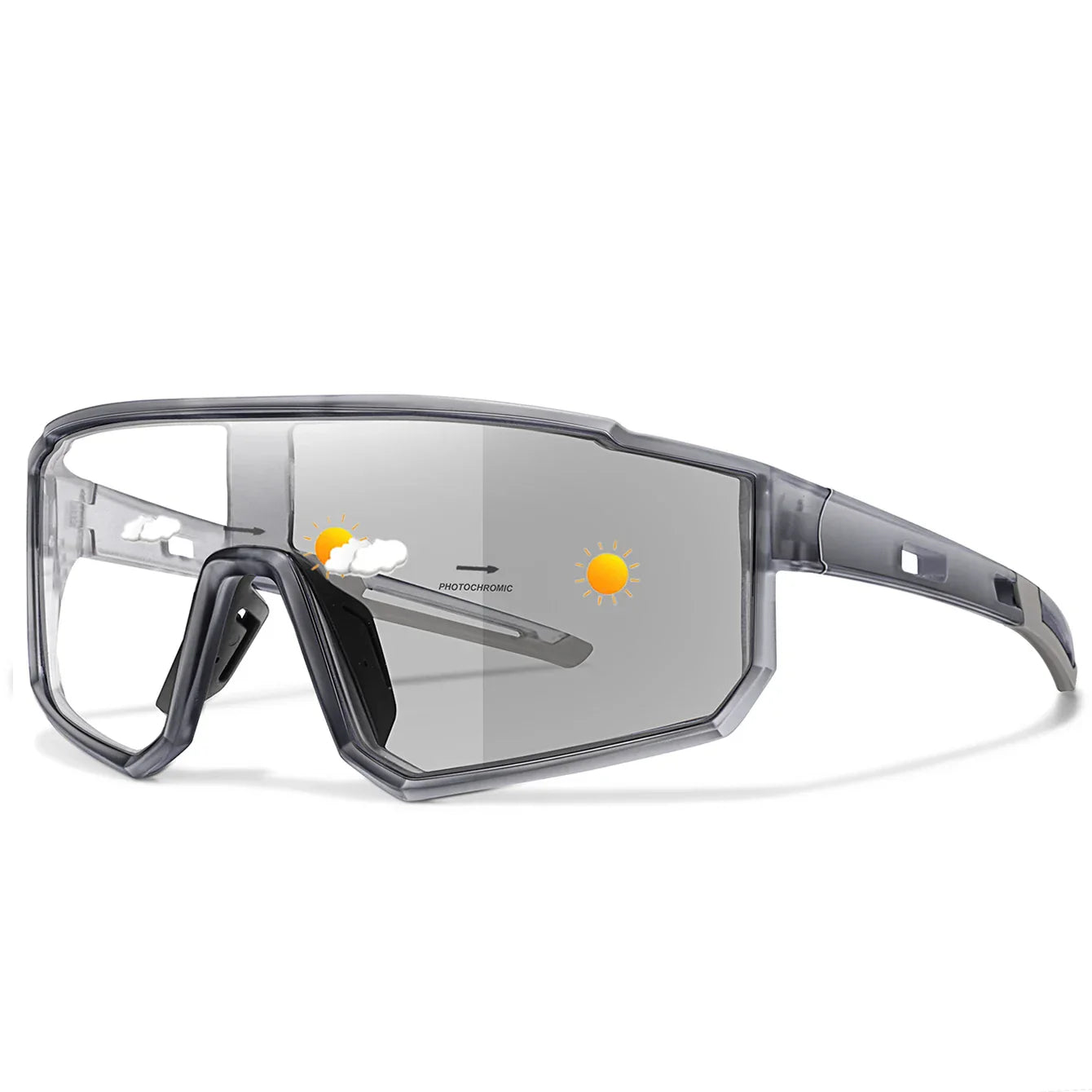 Sport Solbrille – Selvtønnende glas med UV-beskyttelse & Let ramme