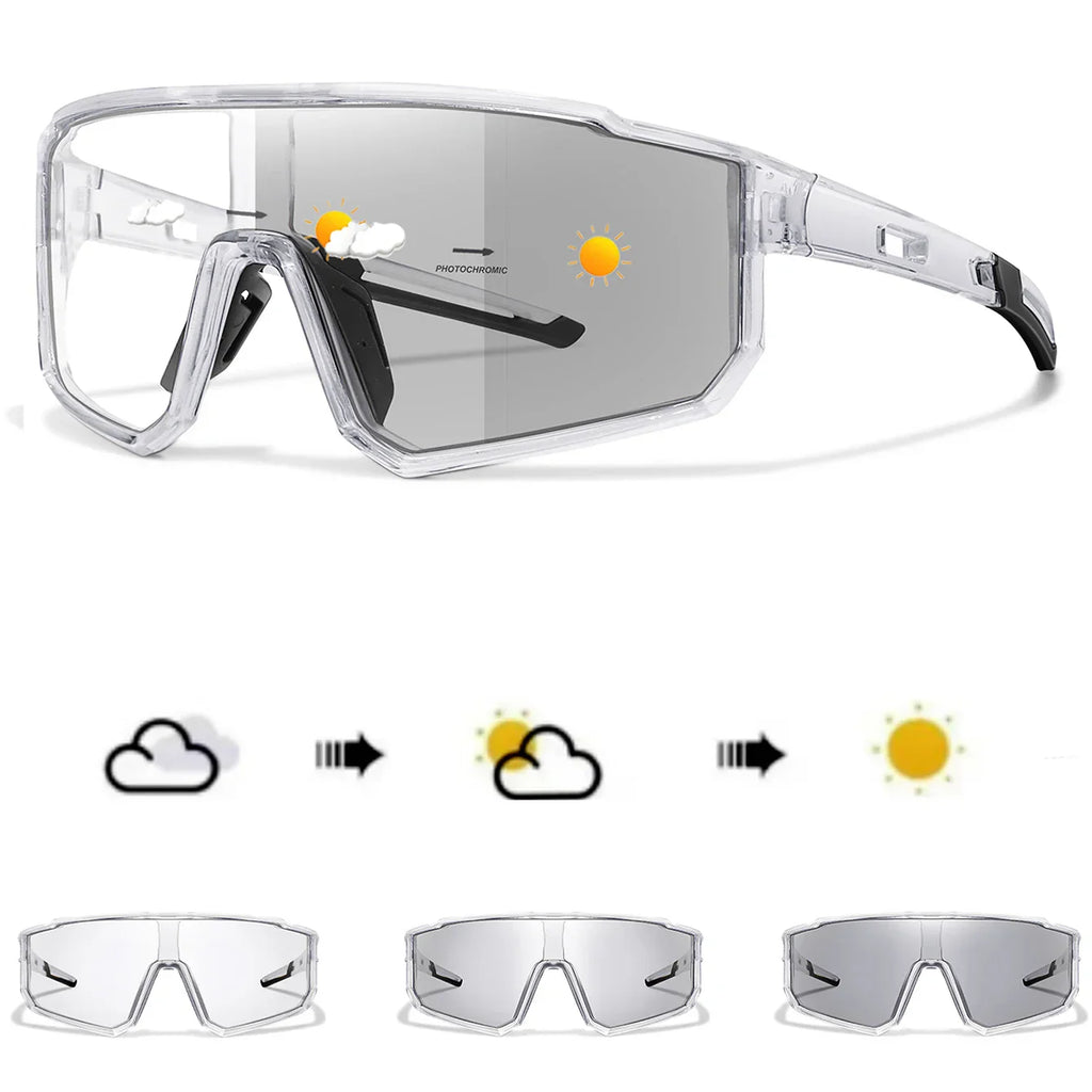 Sport Solbrille – Selvtønnende glas med UV-beskyttelse & Let ramme