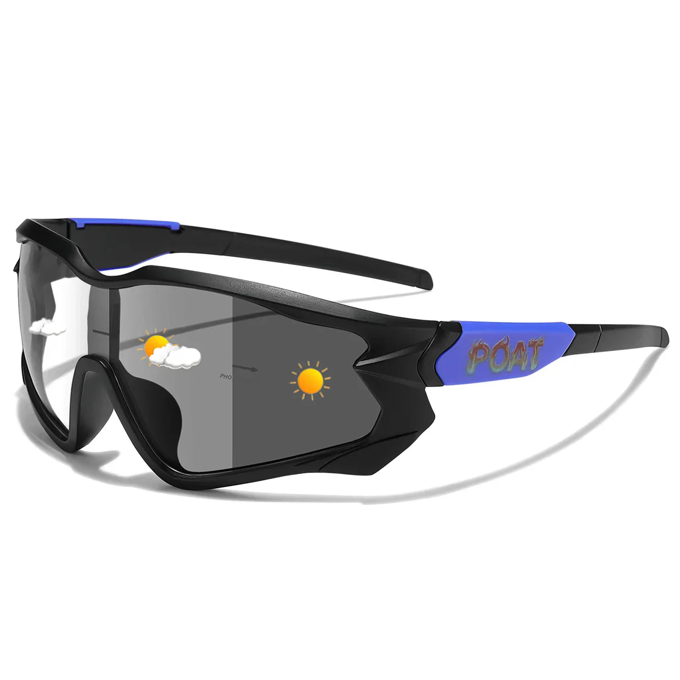 Sport Solbrille – Selvtønnende glas med UV-beskyttelse & Let ramme