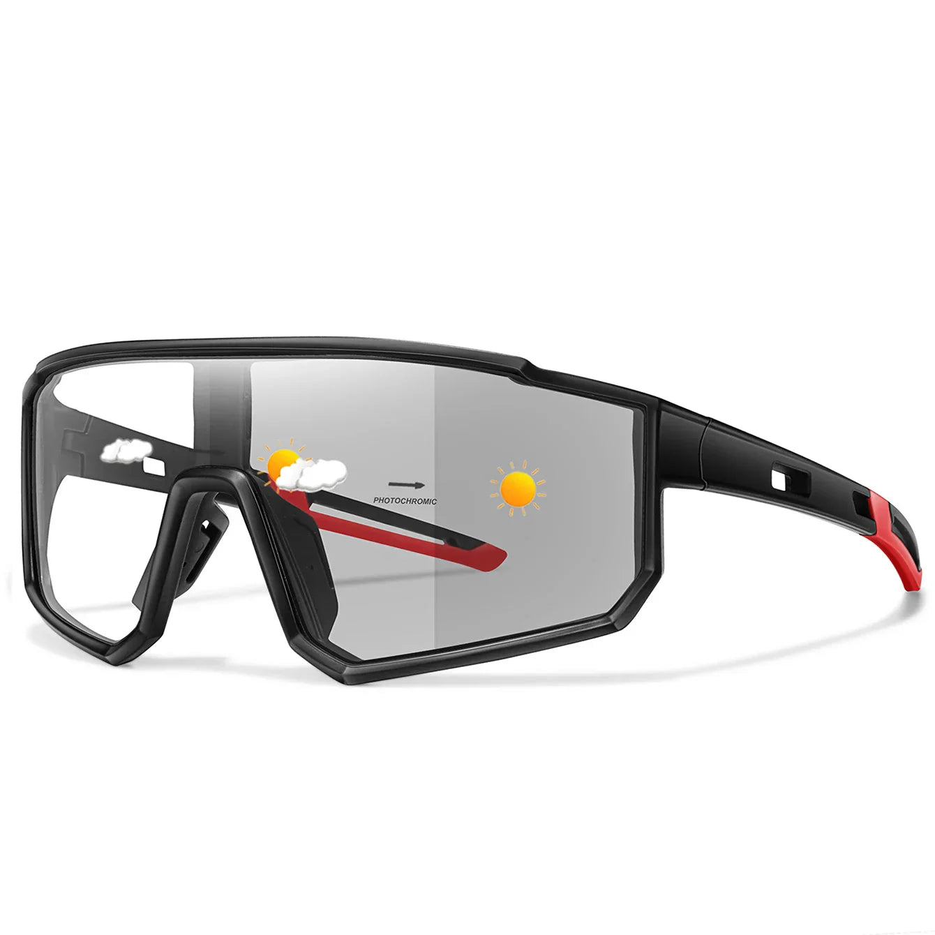 Sport Solbrille – Selvtønnende glas med UV-beskyttelse & Let ramme