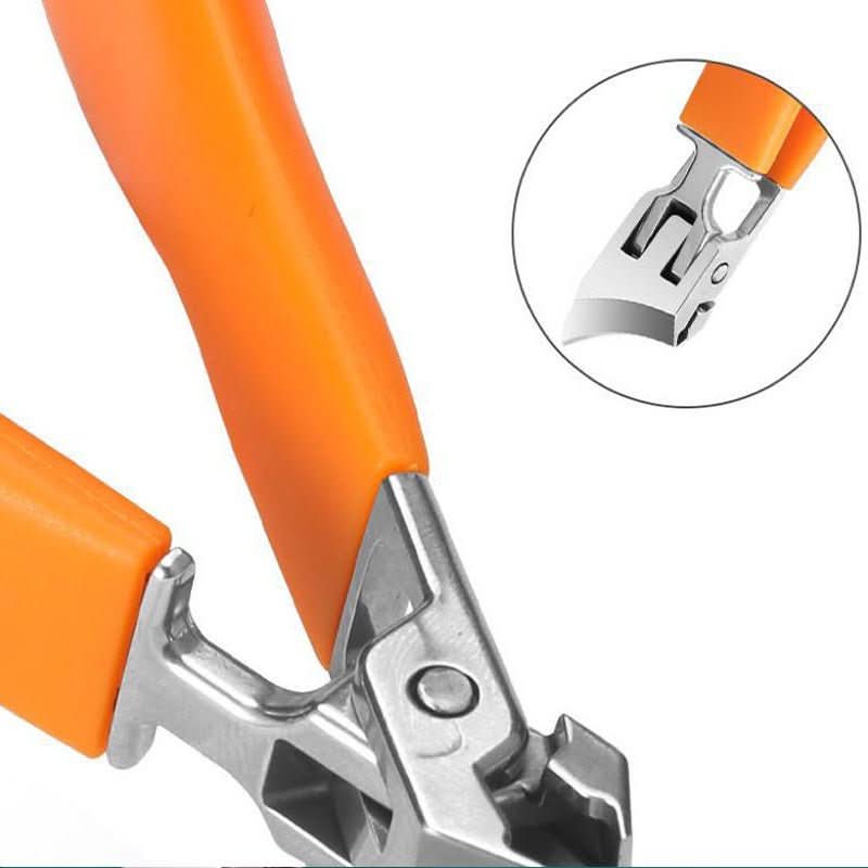 Neglesaks i rustfrit stål – Ekstra bred, præcis & ergonomisk