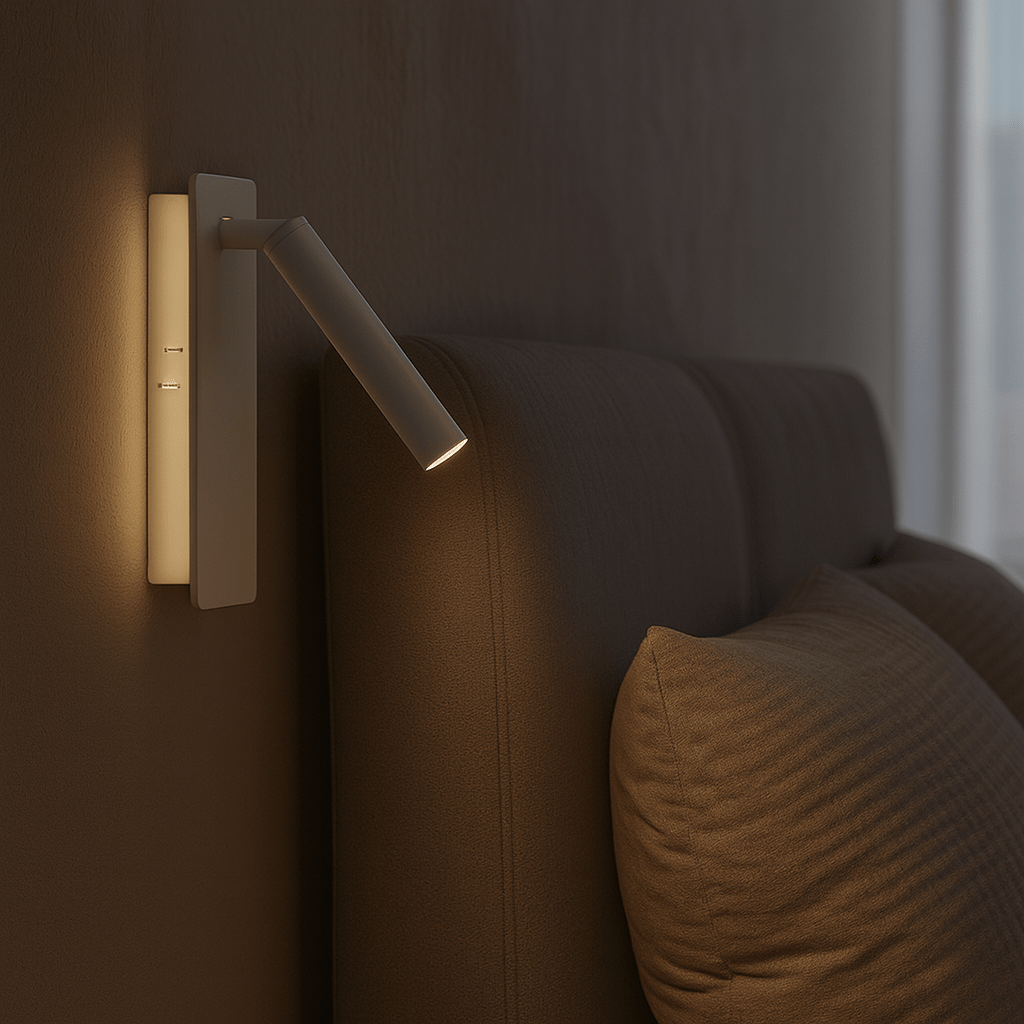 LED Læselampe Væg – Drejbar & dæmpbar til målrettet lys