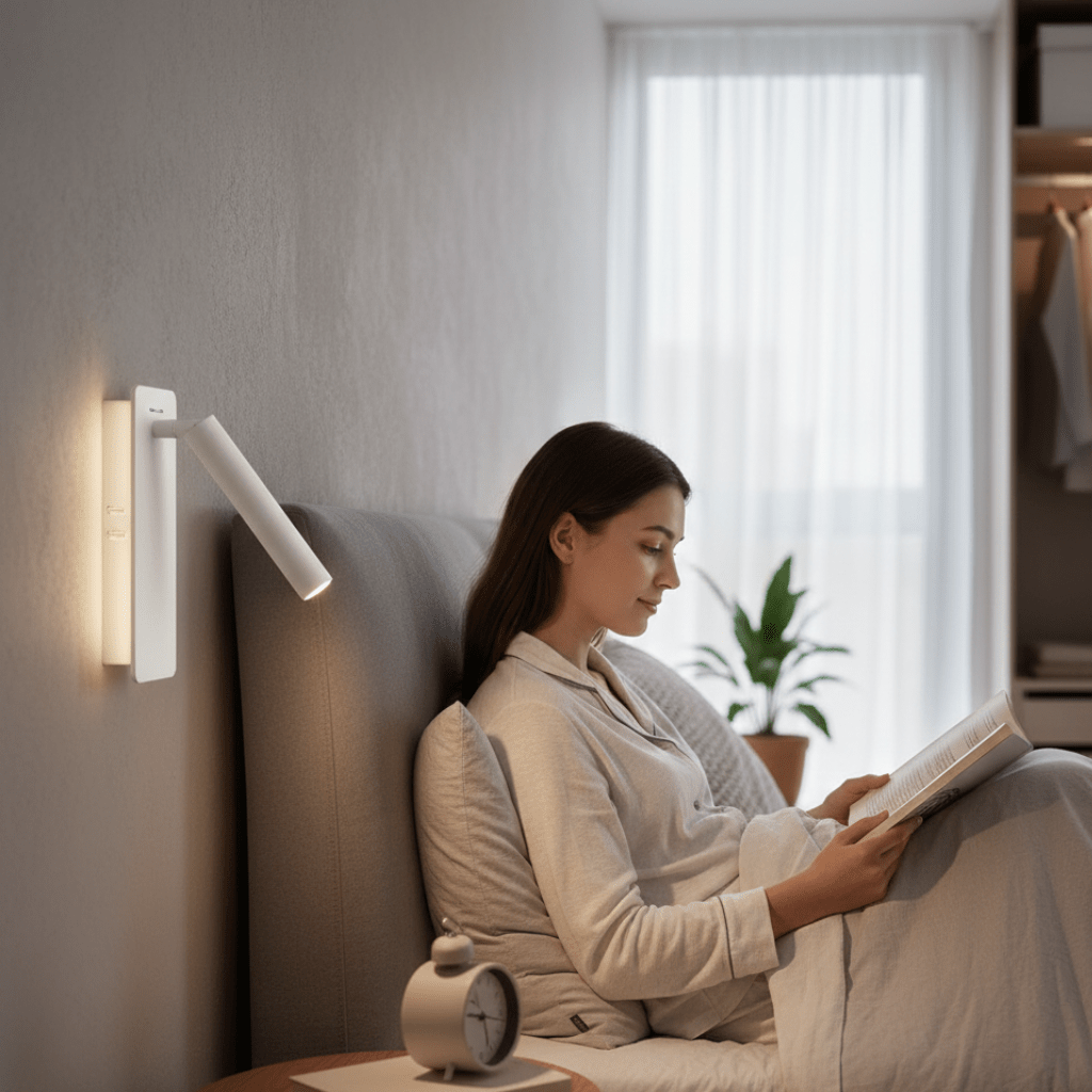 LED Læselampe Væg – Drejbar & dæmpbar til målrettet lys