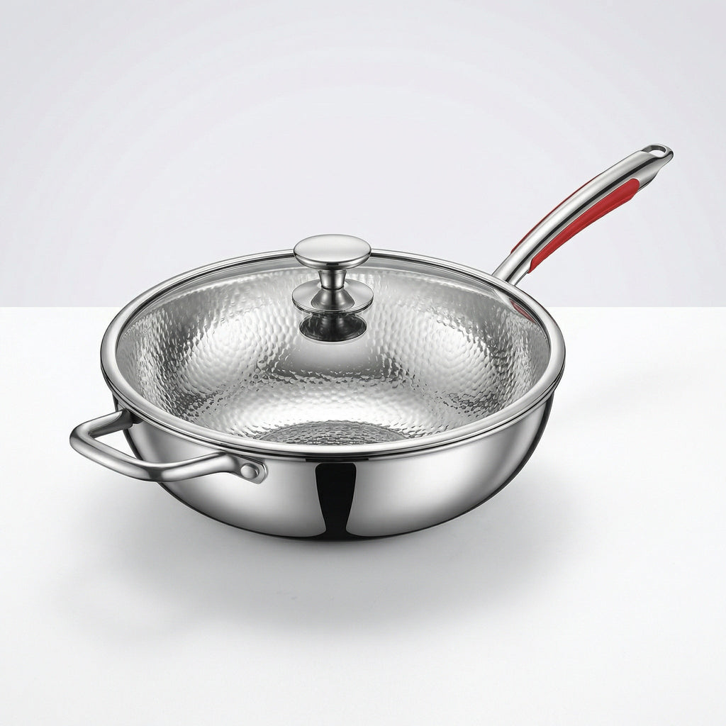 Titan-Wok – Rund bunden form med jævn varmefordeling & let, robust materiale