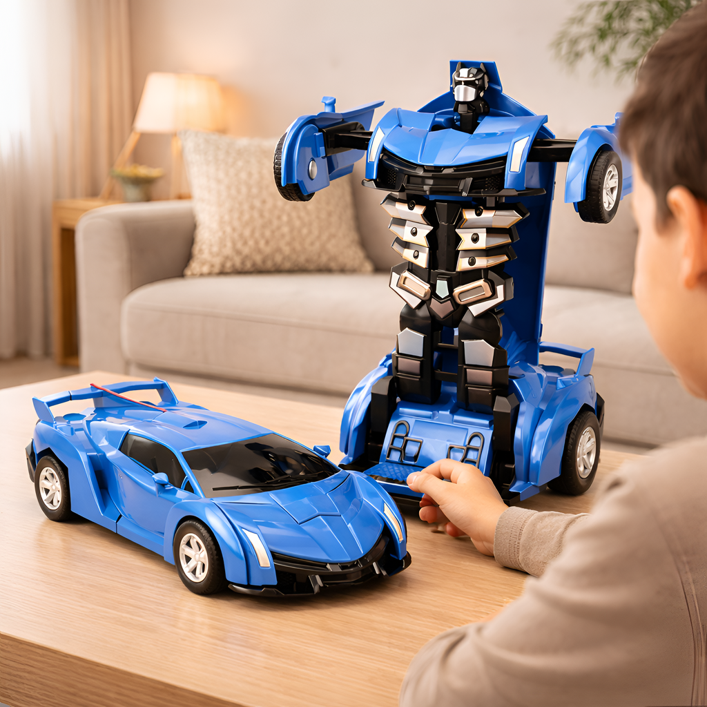Orionis - 2-i-1 Transformations Robot Bil Legetøj