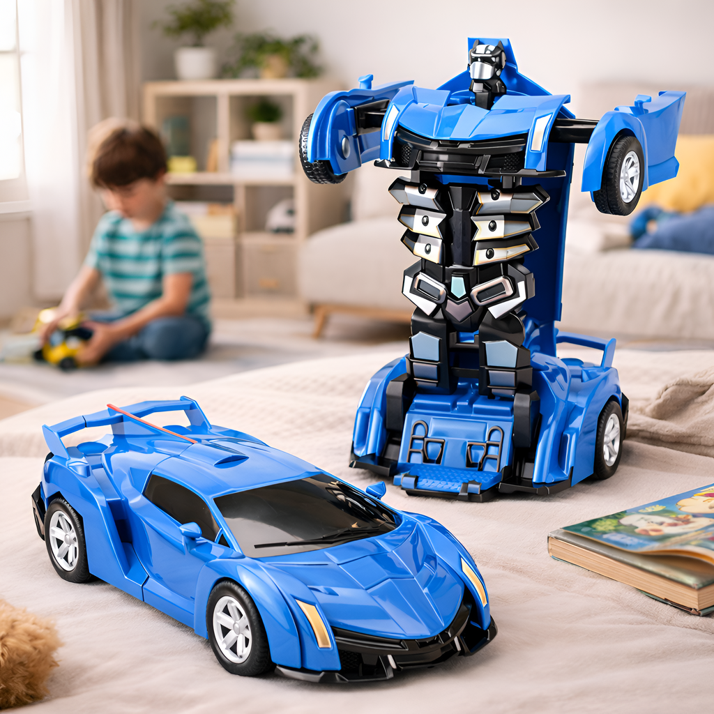 Orionis - 2-i-1 Transformations Robot Bil Legetøj