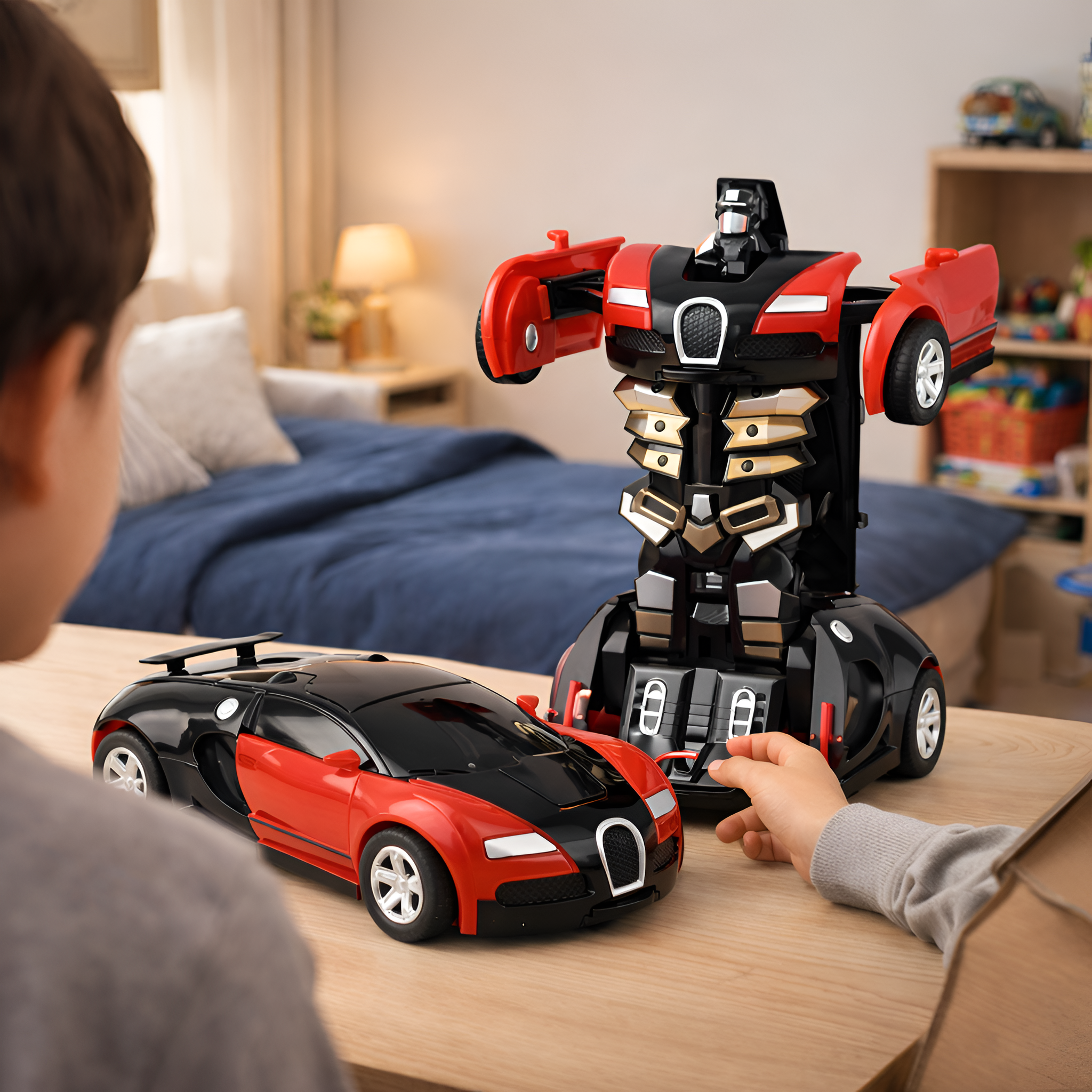 Orionis - 2-i-1 Transformations Robot Bil Legetøj