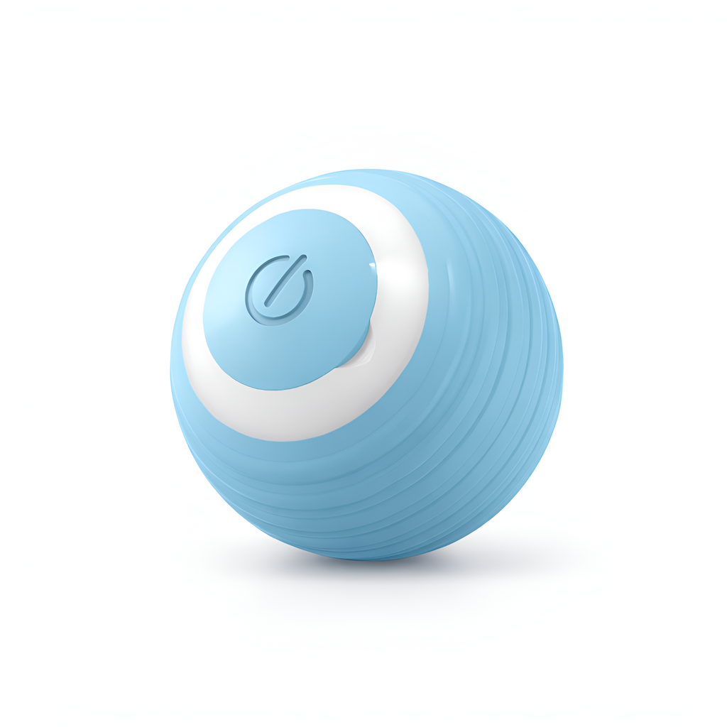 Aksel - Interaktiv Kattelegetøjsbold med 360° Rotation og USB Opladning