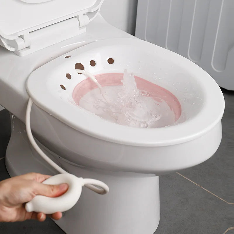 Bærbart Bidet – Sammenklappelig Hygieneløsning til Blid Rengøring & Pleje efter Fødslen