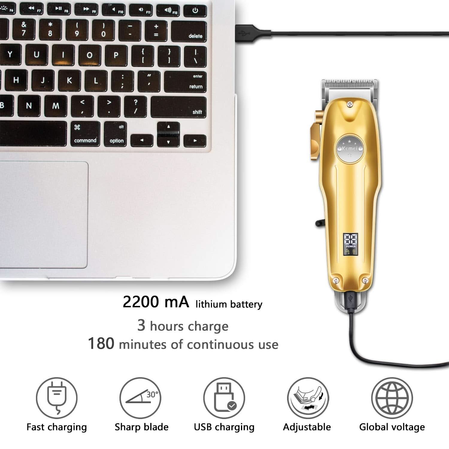 SteelEdge X3 3-i-1 Trimmer & Barbermaskine | Præcision & Trådløs | Sort