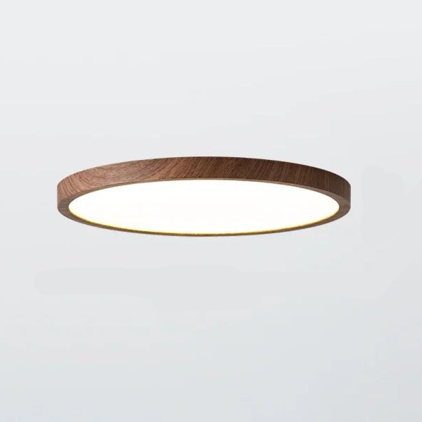 Tynd Cirkulær Loftlampe | Justerbart LED-lys, Moderne | Stue & Soveværelse