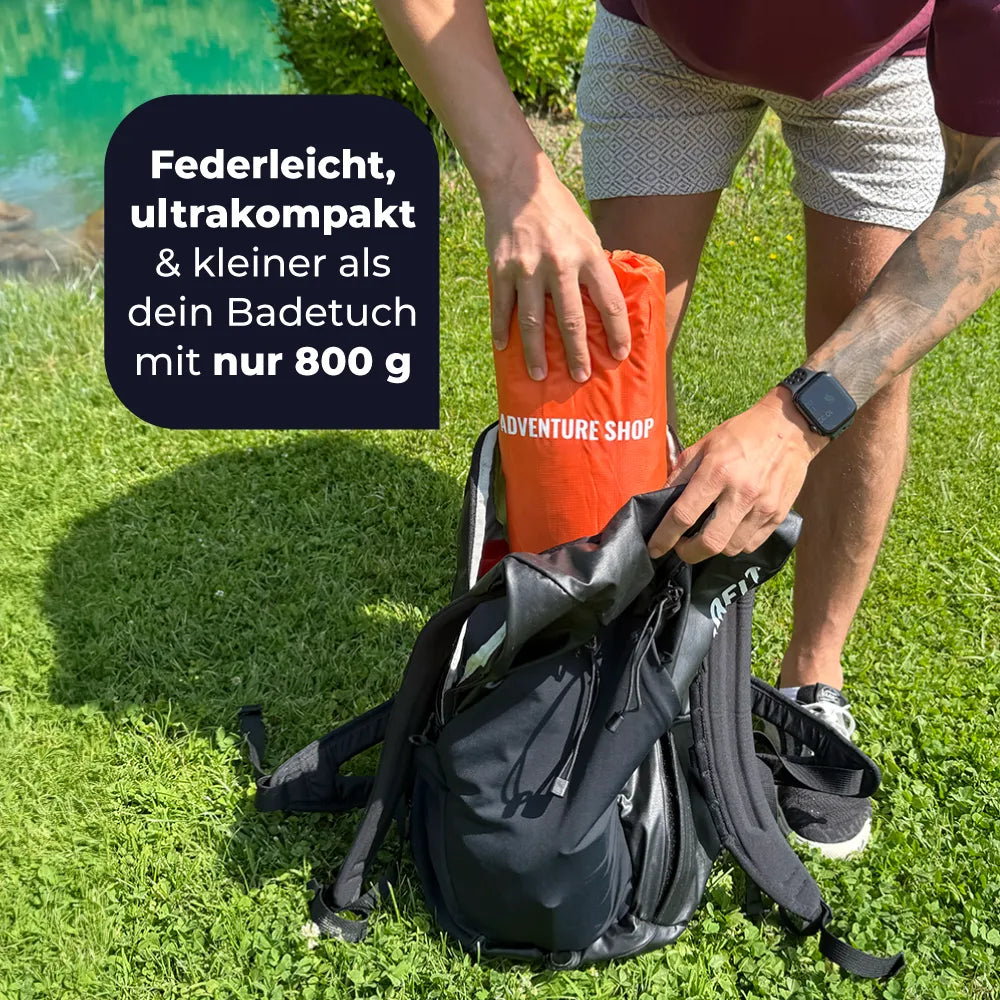 Ultralet & kompakt liggeunderlag - perfekt til rejser