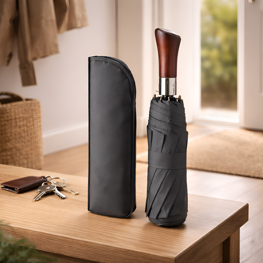 Jessae - Automatisk paraply stor foldbar