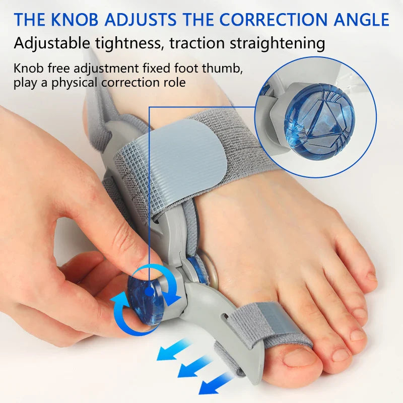 Bunion-skinne – Justerbar Hallux Valgus-korrektion for smertefri tåjustering