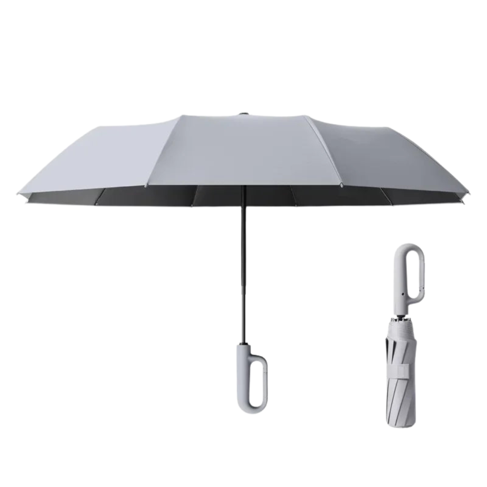 Automatisk paraply med UV-beskyttelse til herrer og damer, stabil og bærbar, 105 cm / 125 cm