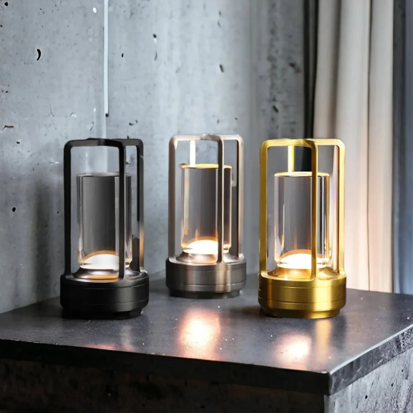 Skandinavisk Trådløs LED-Bordlampe - NordicaGlow