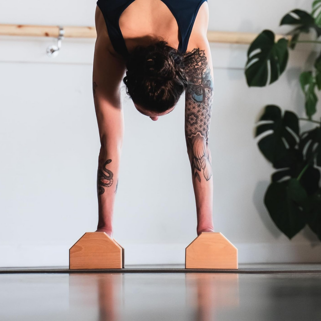 Calisthenics PowerBars – Kraftige Træ Push-Up Støtter