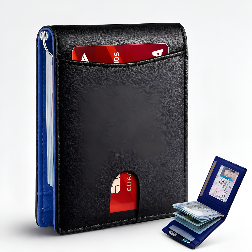Callixtos - RFID Læder Herre Pung Slim Card Holder