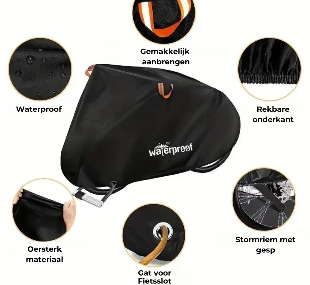 Vandtæt 3-lags cykelovertræk - WeatherGuard