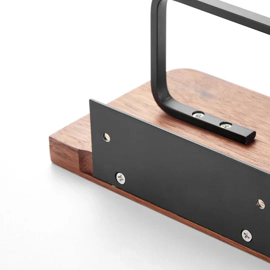 WoodGuard - Elegant toiletrulleholder i træ til dine essentielle ting
