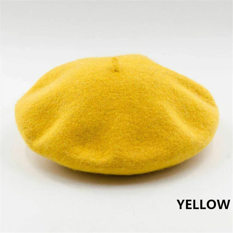 Klassisk Beret – Blødt filtstof, tidløst design & behagelig pasform