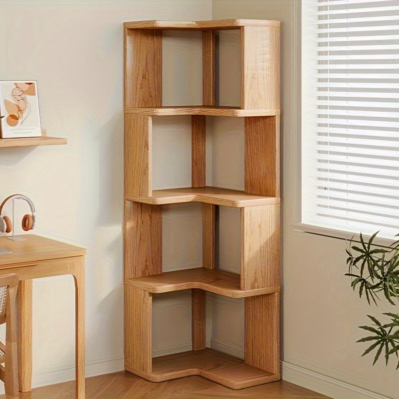 CornerWood Solid Wood Corner Cabinet – Kompakt og Praktisk