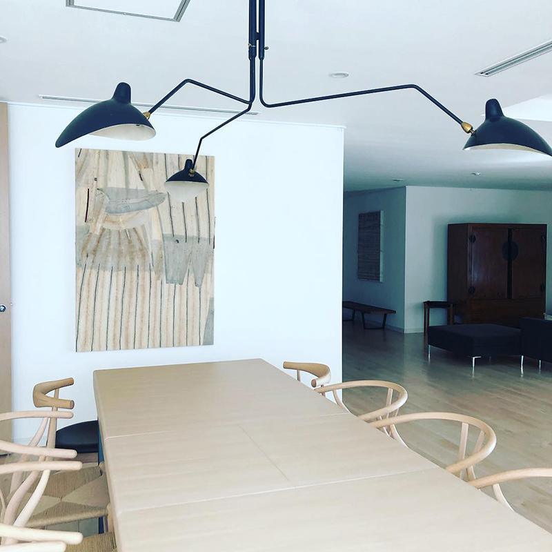 Serge Mouille Justerbar Loftlampe - Multi-Arm Design