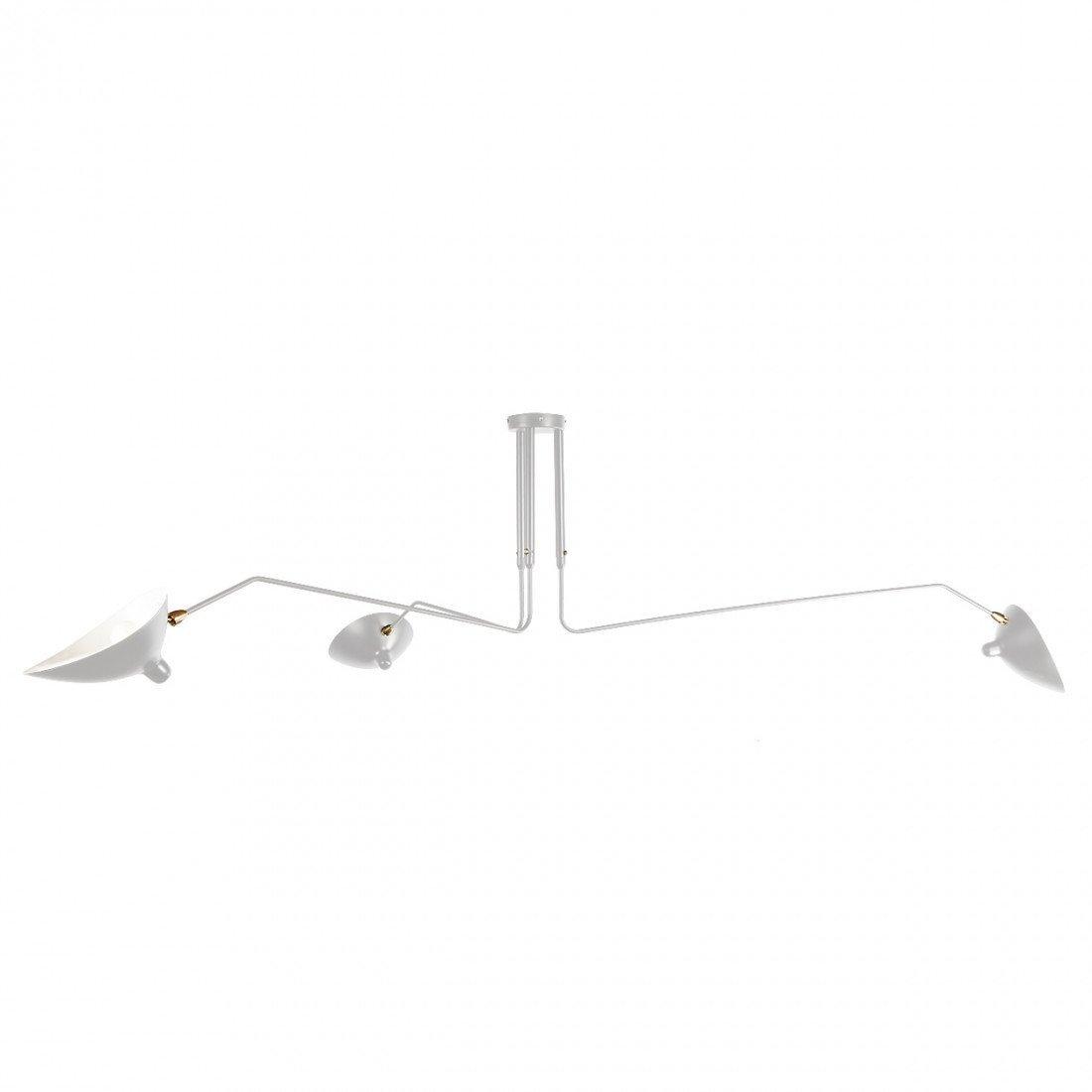 Serge Mouille Justerbar Loftlampe - Multi-Arm Design