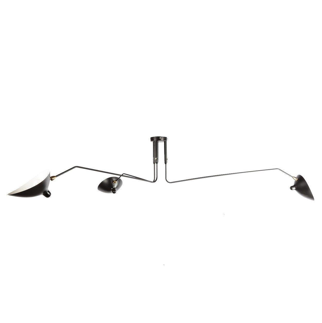 Serge Mouille Justerbar Loftlampe - Multi-Arm Design