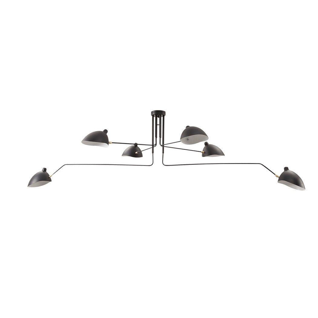 Serge Mouille Justerbar Loftlampe - Multi-Arm Design