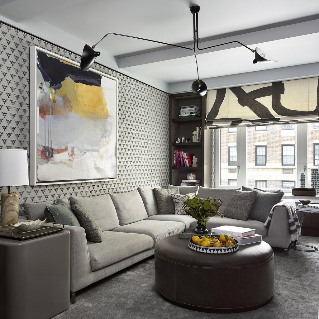 Serge Mouille Justerbar Loftlampe - Multi-Arm Design