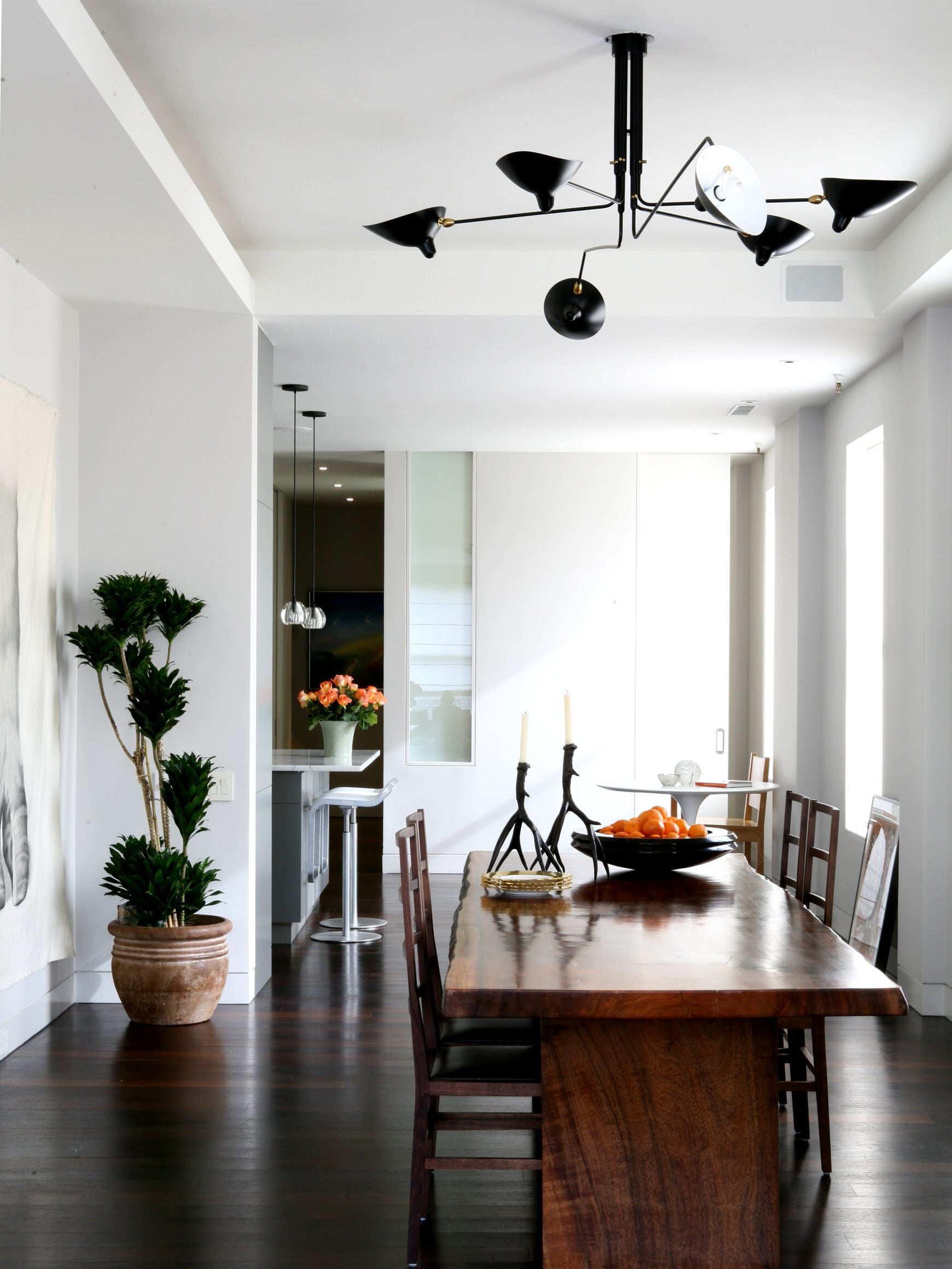Serge Mouille Justerbar Loftlampe - Multi-Arm Design