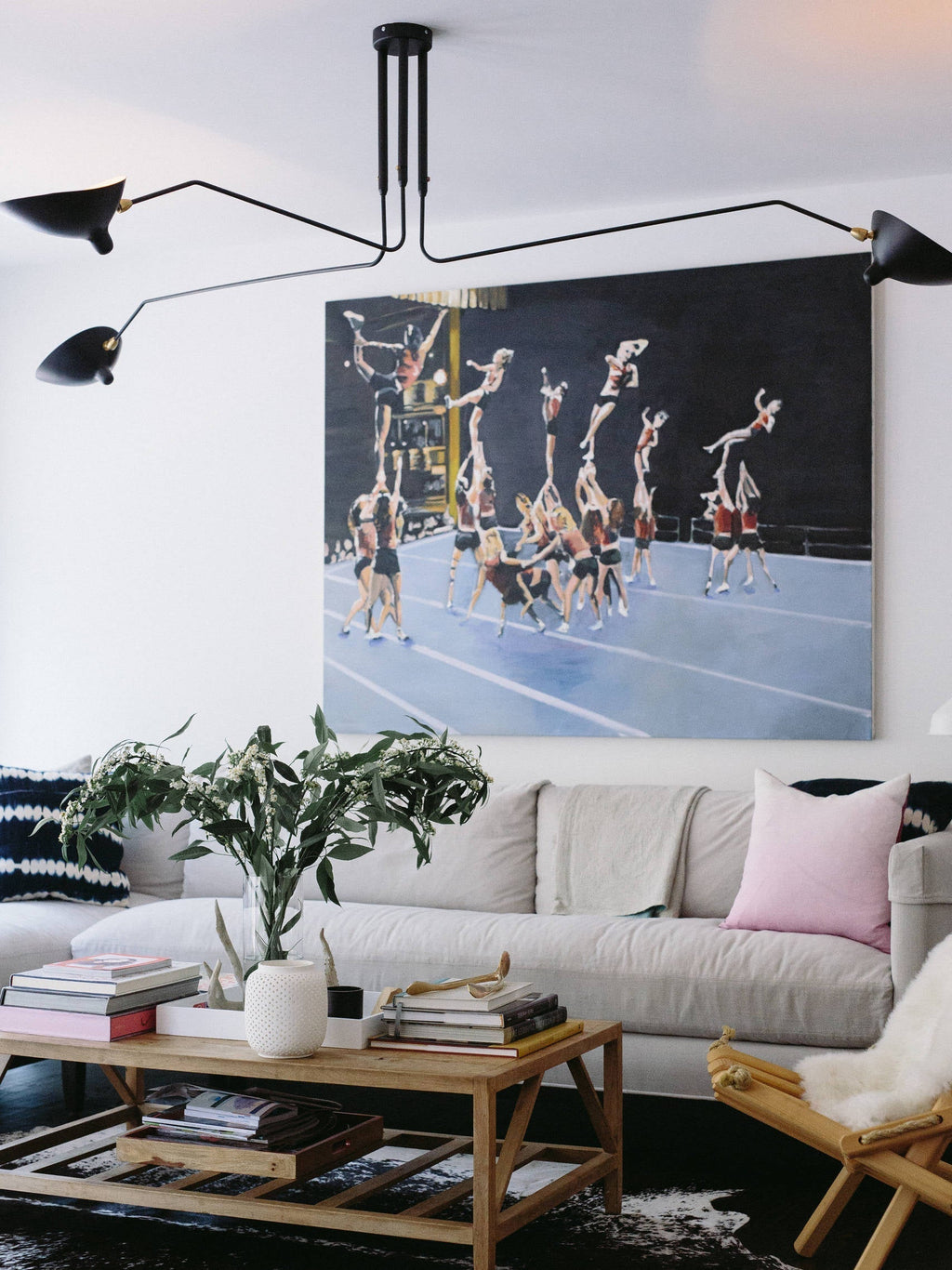 Serge Mouille Justerbar Loftlampe - Multi-Arm Design