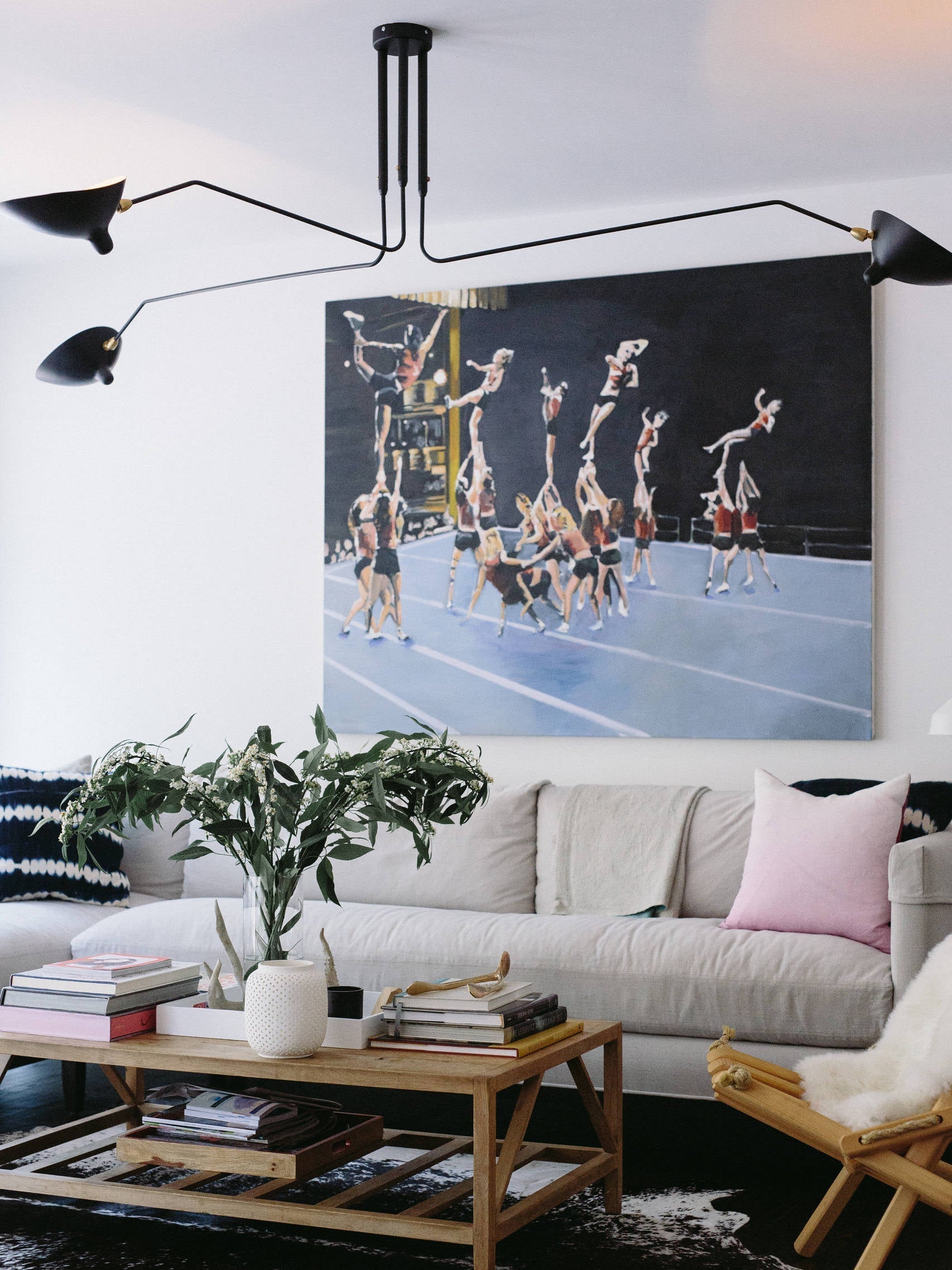 Serge Mouille Justerbar Loftlampe - Multi-Arm Design