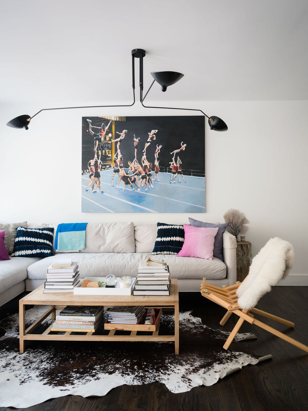 Serge Mouille Justerbar Loftlampe - Multi-Arm Design