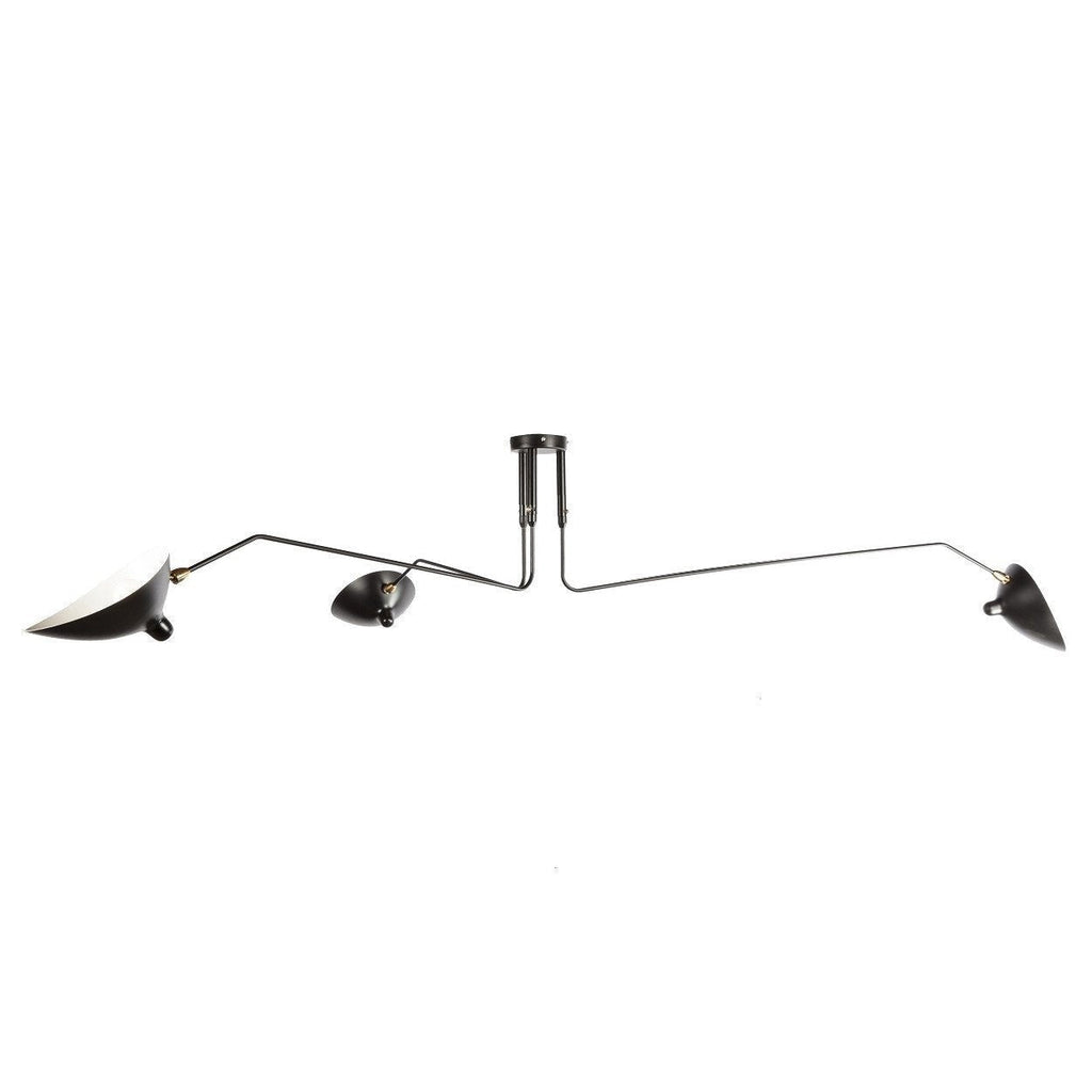 Serge Mouille Justerbar Loftlampe - Multi-Arm Design
