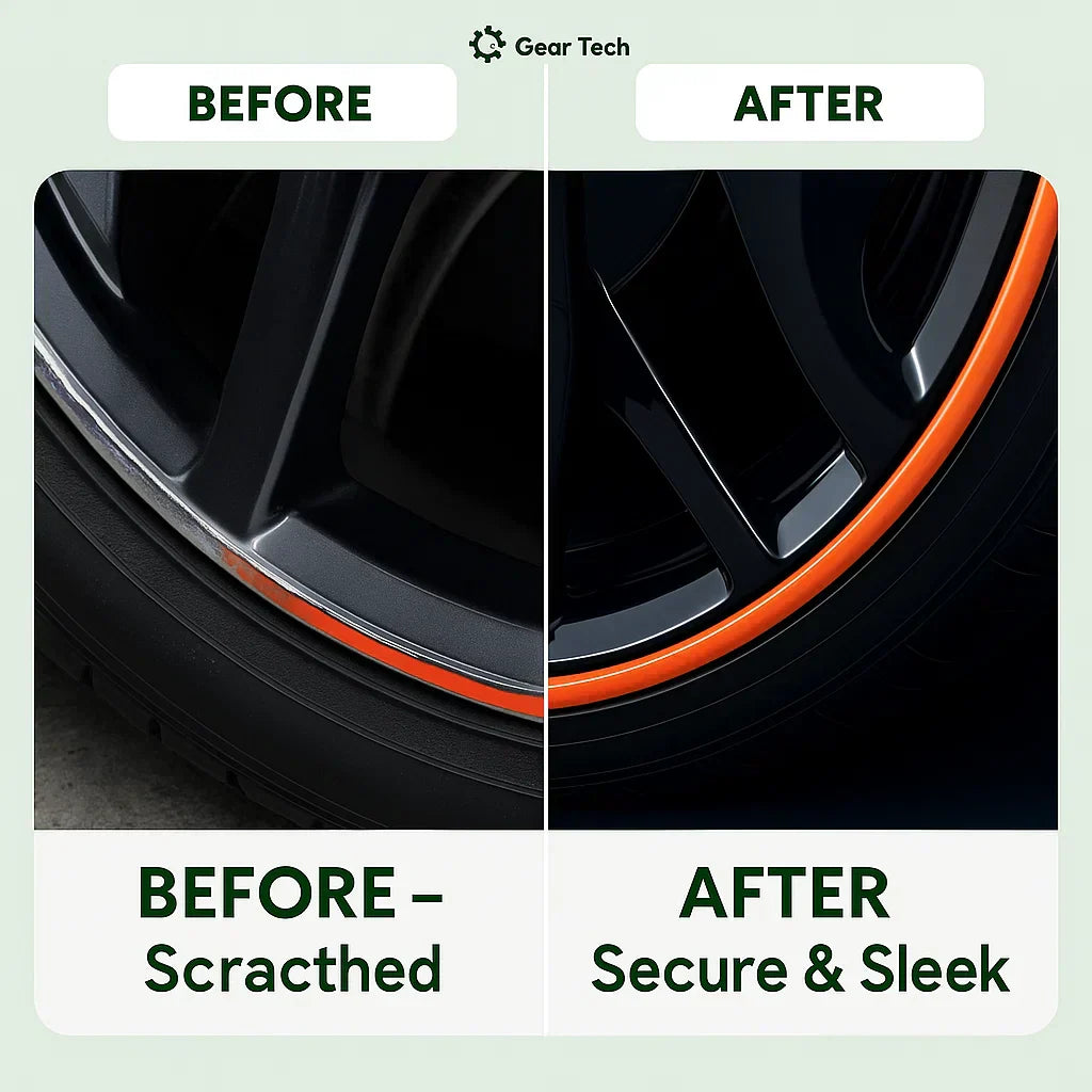 VeloGuard Alloy Rim Shield Til Beskyttelse Mod Kantstænk