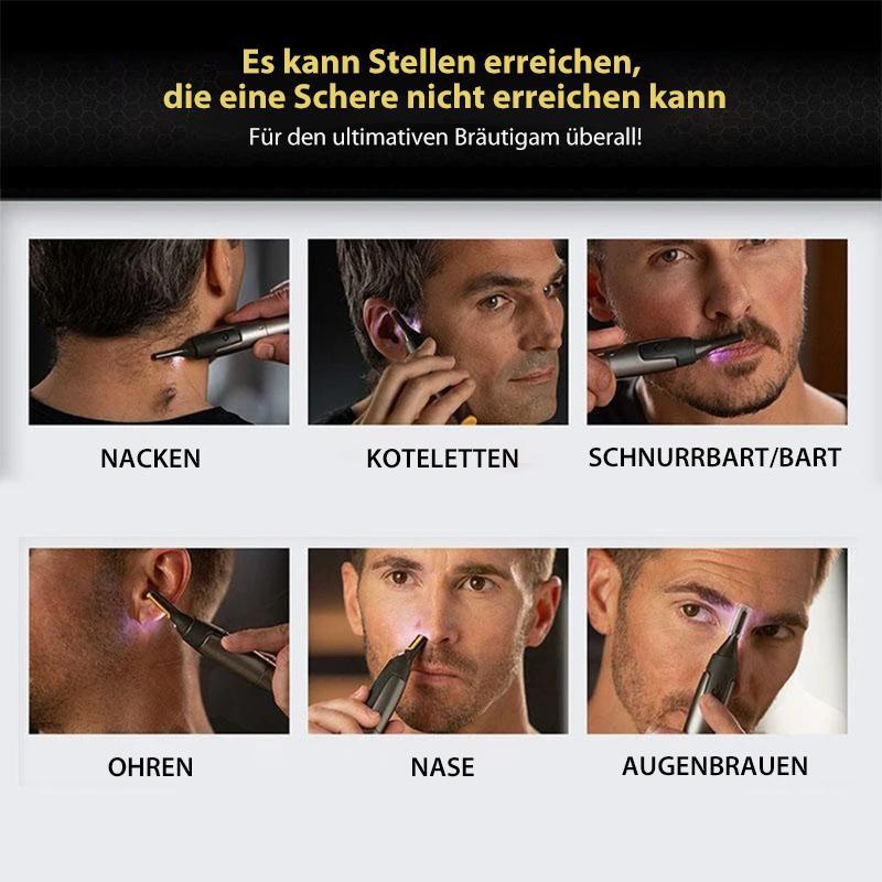 Øjenbrynsbarbermaskine | Elektrisk Øjenbrynstrimmer & Næsehårsklipper | Præcisionstrimmer Ansigt | FeinLume