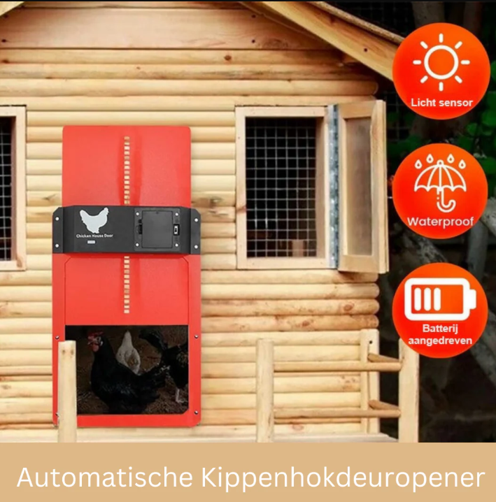 Automatisk Hønsehus Dør System med Solenergi/Batteri Muligheder
