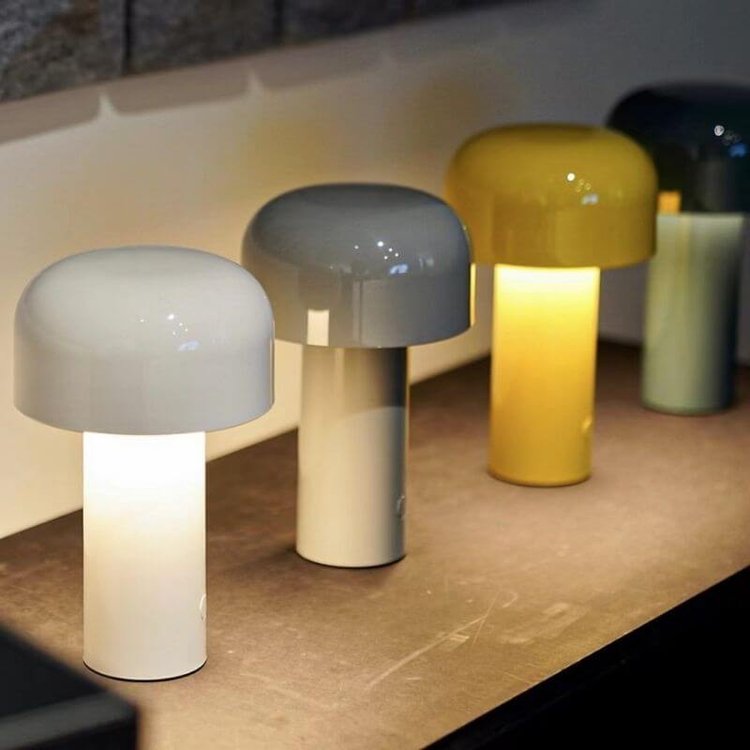 Bolendo HaloGleam | Svampe Genopladelig Bordlampe