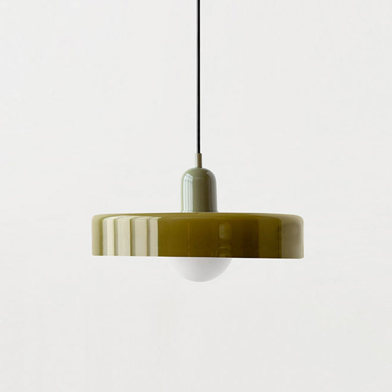 Bauhaus Aurelo Farvet Glas Pendelampe Til Spisestuer