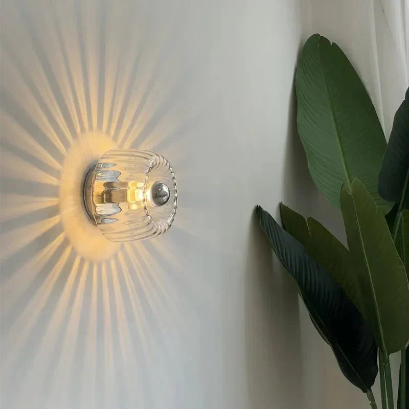 Skandinavisk Bauhaus Væglampe - Nordic Glow