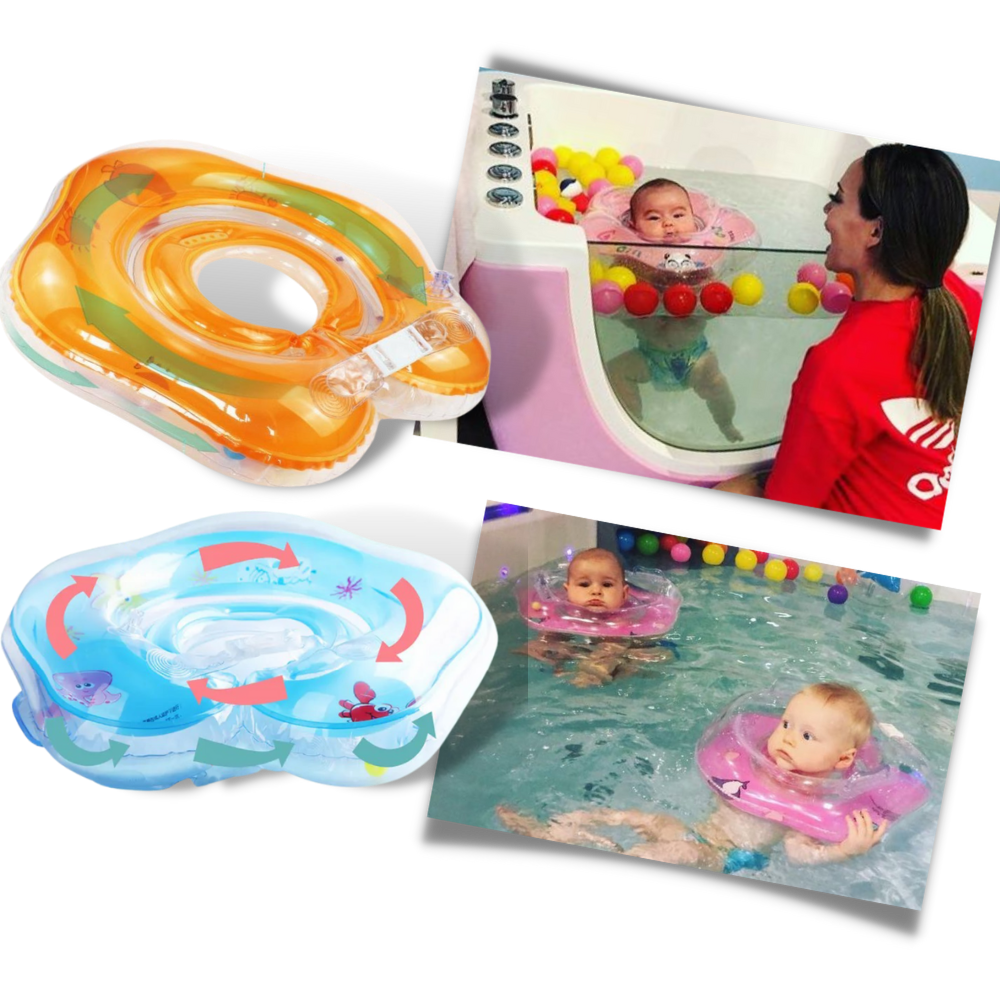 Baby Nakke Flyder med Dobbelt Luftkamre og Sikker Håndtag Design