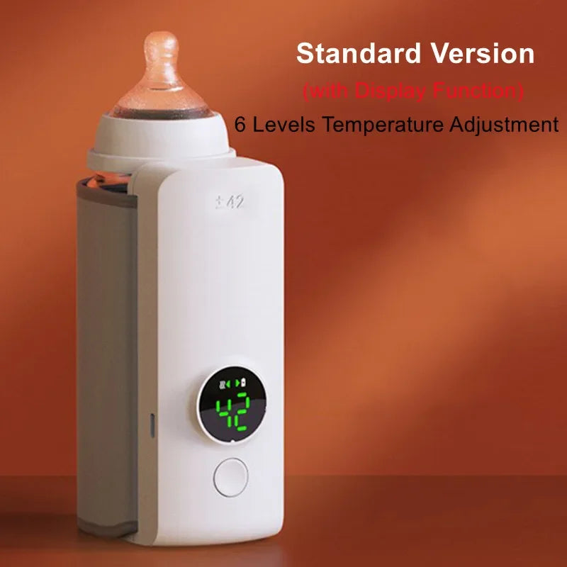 Bærbar babyflaskevarmer med temperaturkontrol – WarmEase