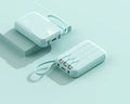 Ultimate Portable Power Bank 10000mAh - Hurtigopladning med indbyggede kabler