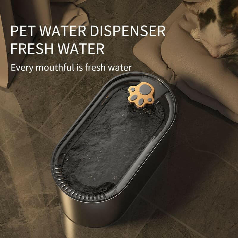 Bolendo Pet Ultra-stille Vanddispenser med LED-belysning Vandfontæne