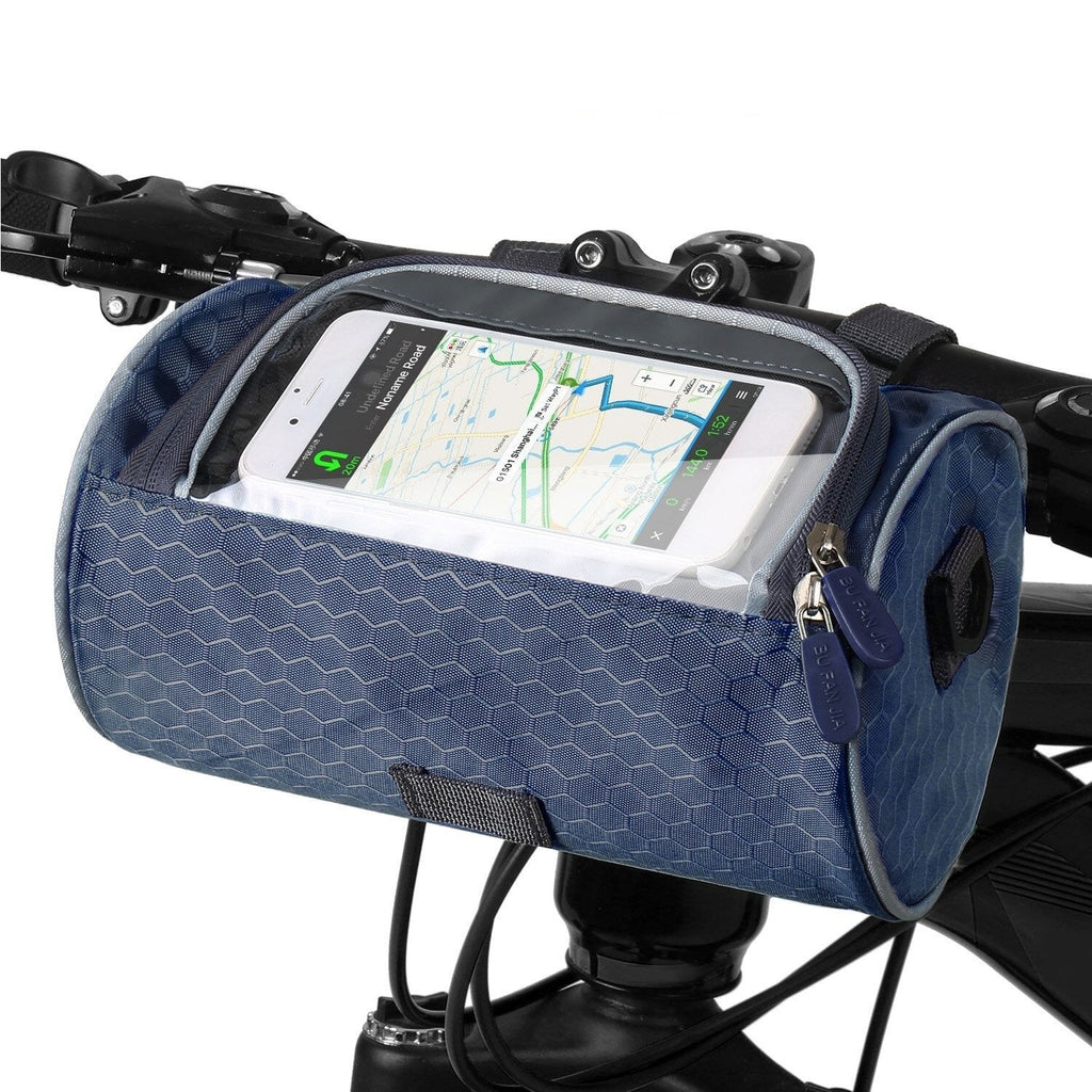 Praktisk Cykelstyrtaske med Smartphone Holder og Vandafvisende Materiale