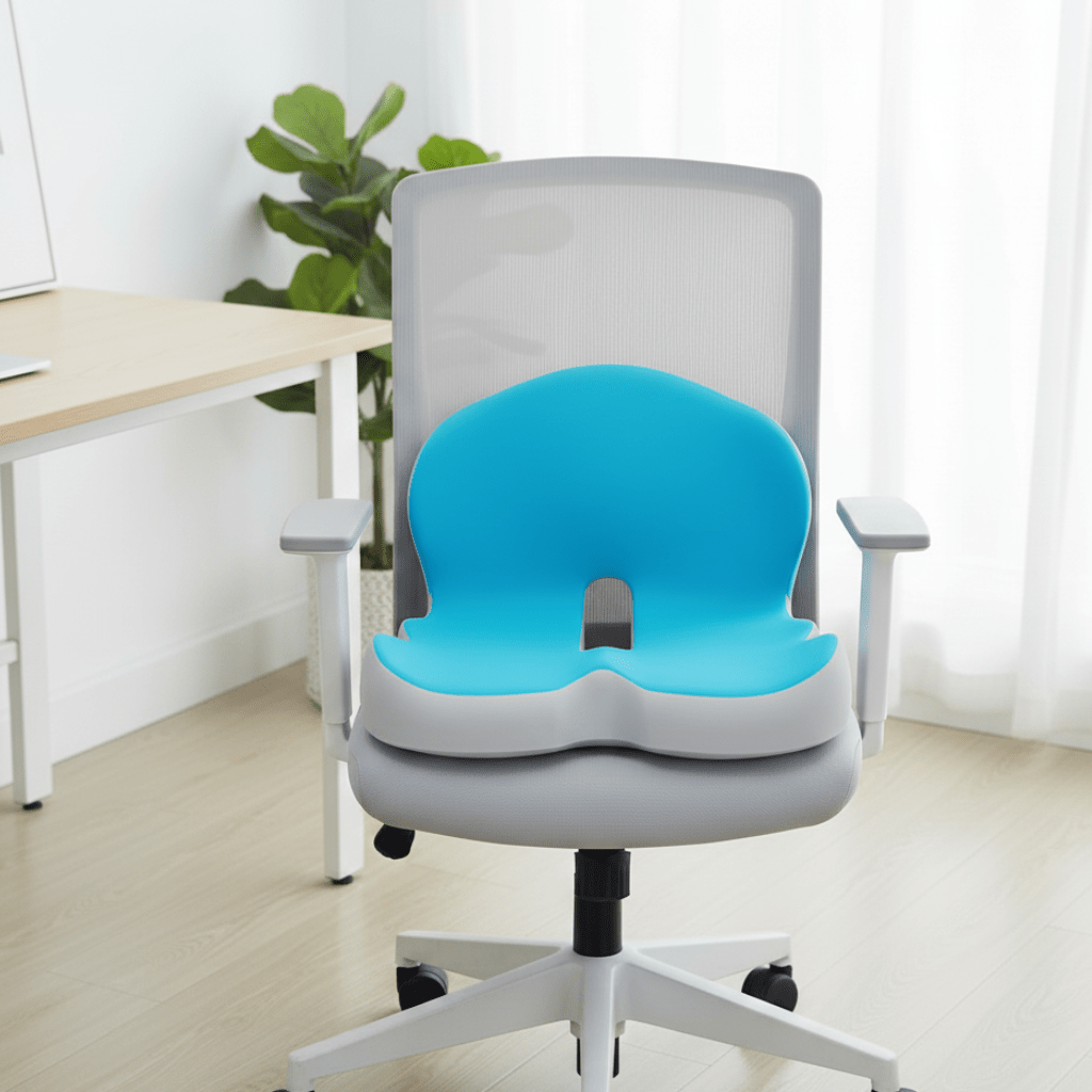 Ergonomisk Memory Skum Sædehynde til Kontor og Bil – Komfortabel Siddeoplevelse